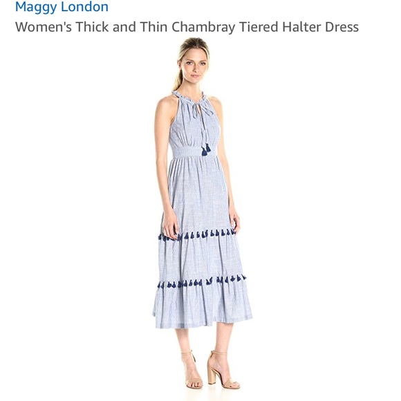 Maggy London Dresses & Skirts - Maggy London Chambray Dress Size 4